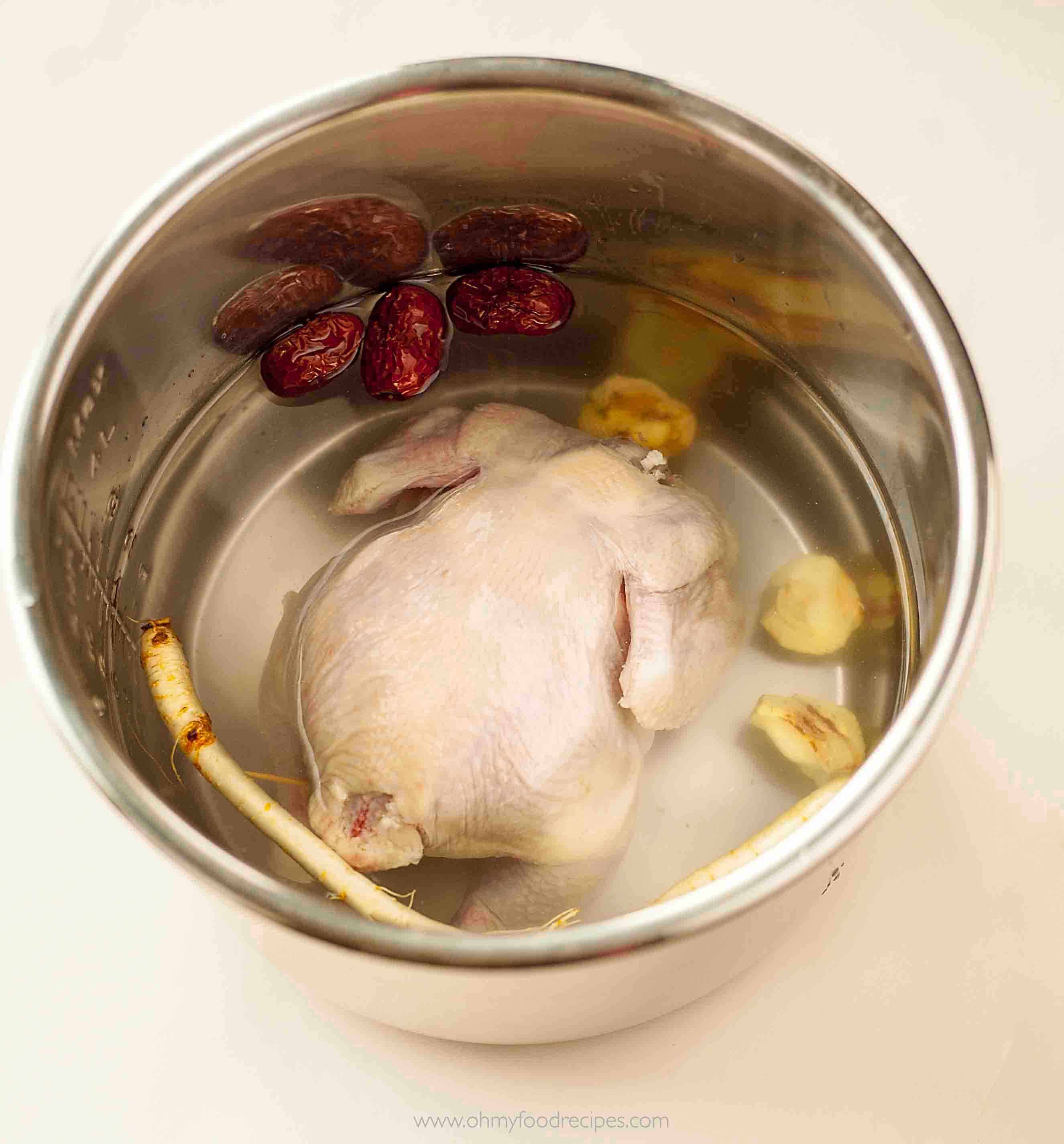 Samgyetang Korean Ginseng Chicken Soup 삼계탕 Oh My Food Recipes