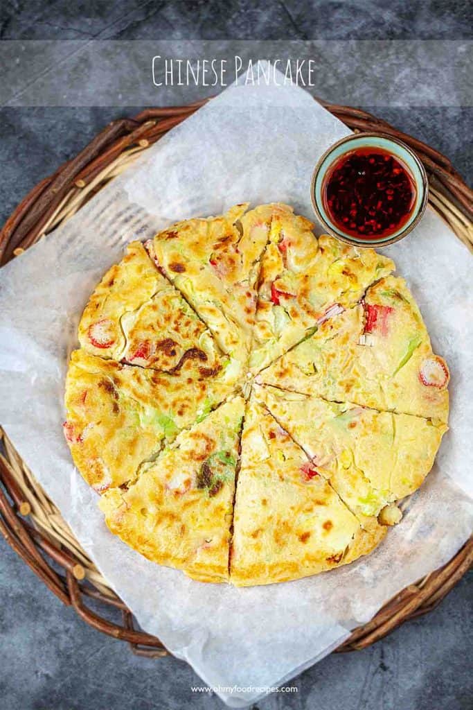 Chinese Pancake Recipe (煎餅) Oh My Food Recipes