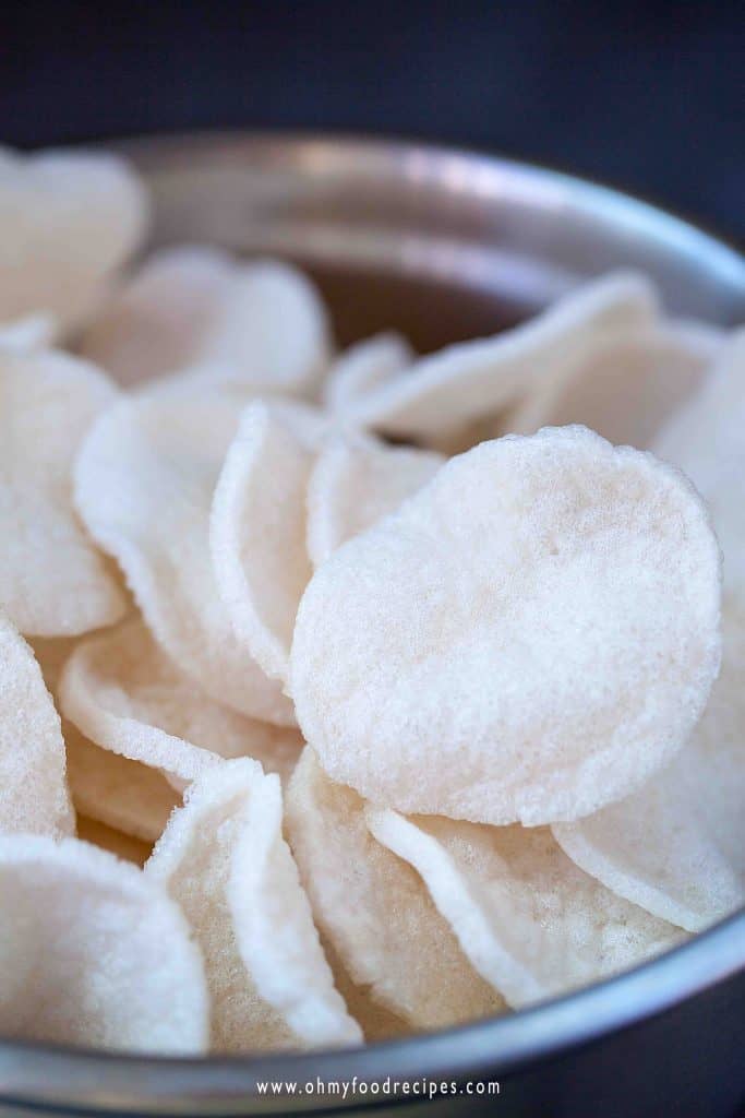 Shrimp Chips Crispy and Tasty (蝦片) Oh My Food Recipes