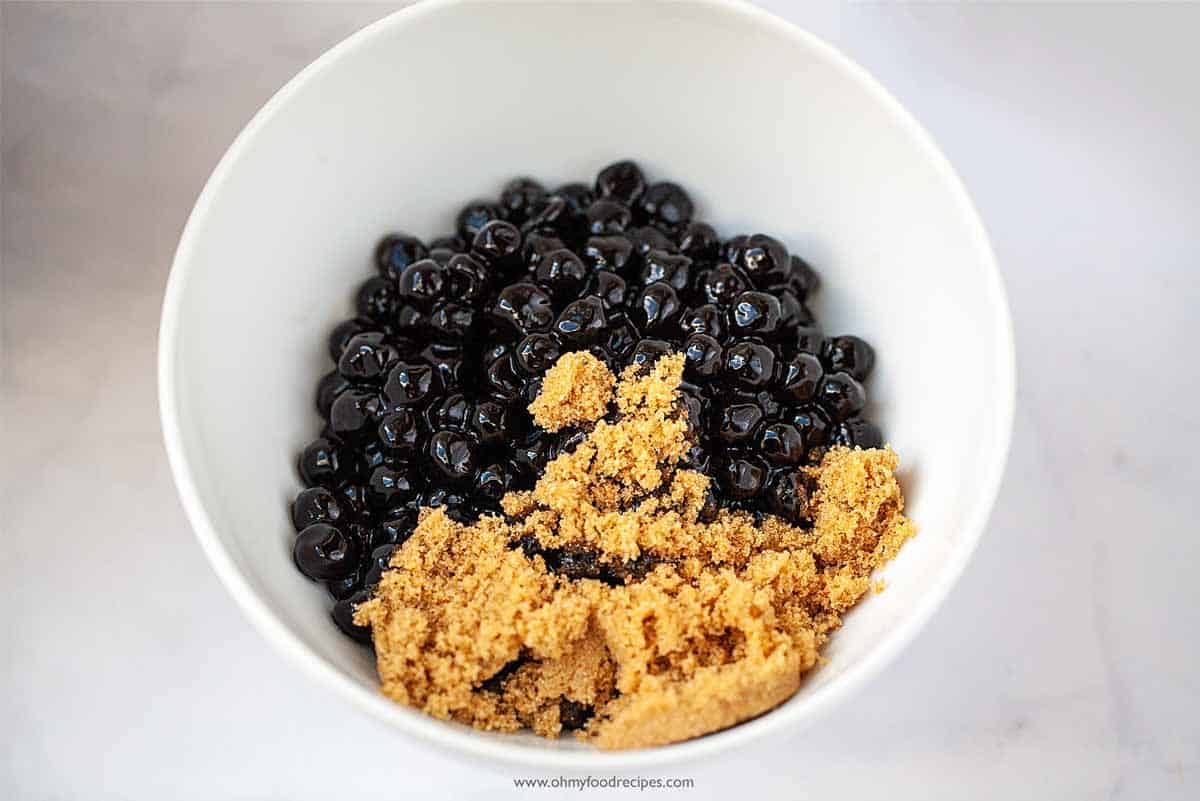 How to cook boba pearls (珍珠) Oh My Food Recipes