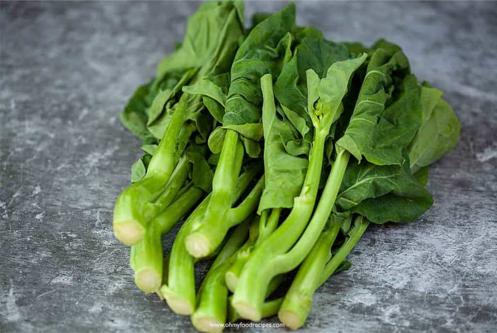 Chinese Broccoli with Oyster Sauce (Gai Lan 芥蘭) Oh My Food Recipes
