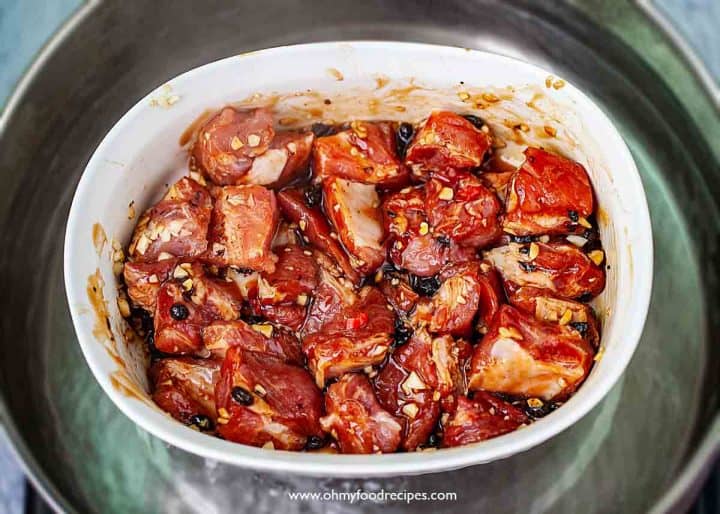 Stea Ribs Steamed Spare Ribs with Black Bean Sauce 豉汁排骨- Oh My Food Recipes