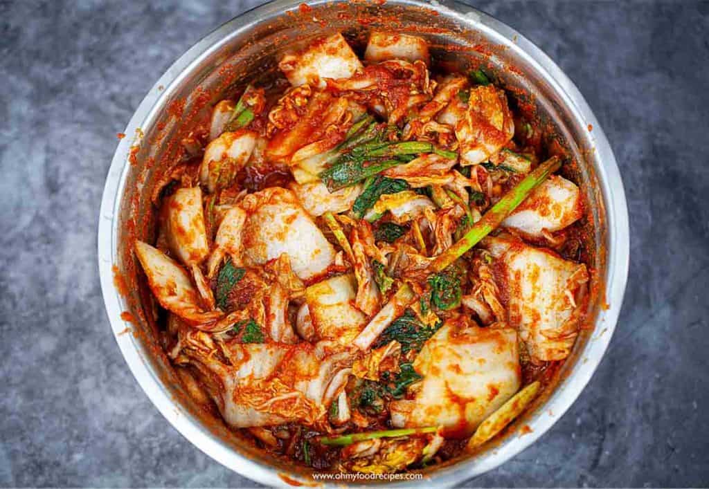 How to Make Easy Kimchi (김치) Oh My Food Recipes