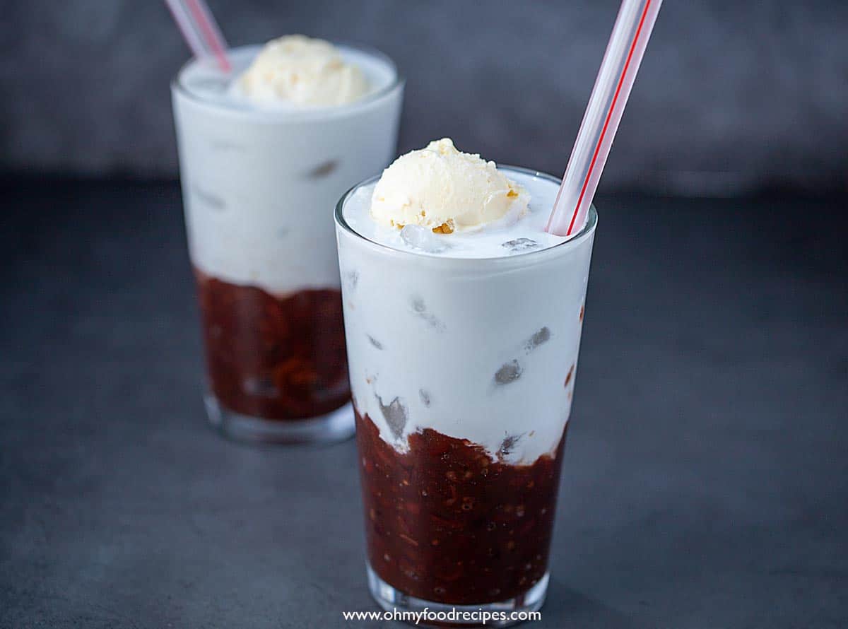 Red Bean Ice Drink (紅豆冰) Oh My Food Recipes