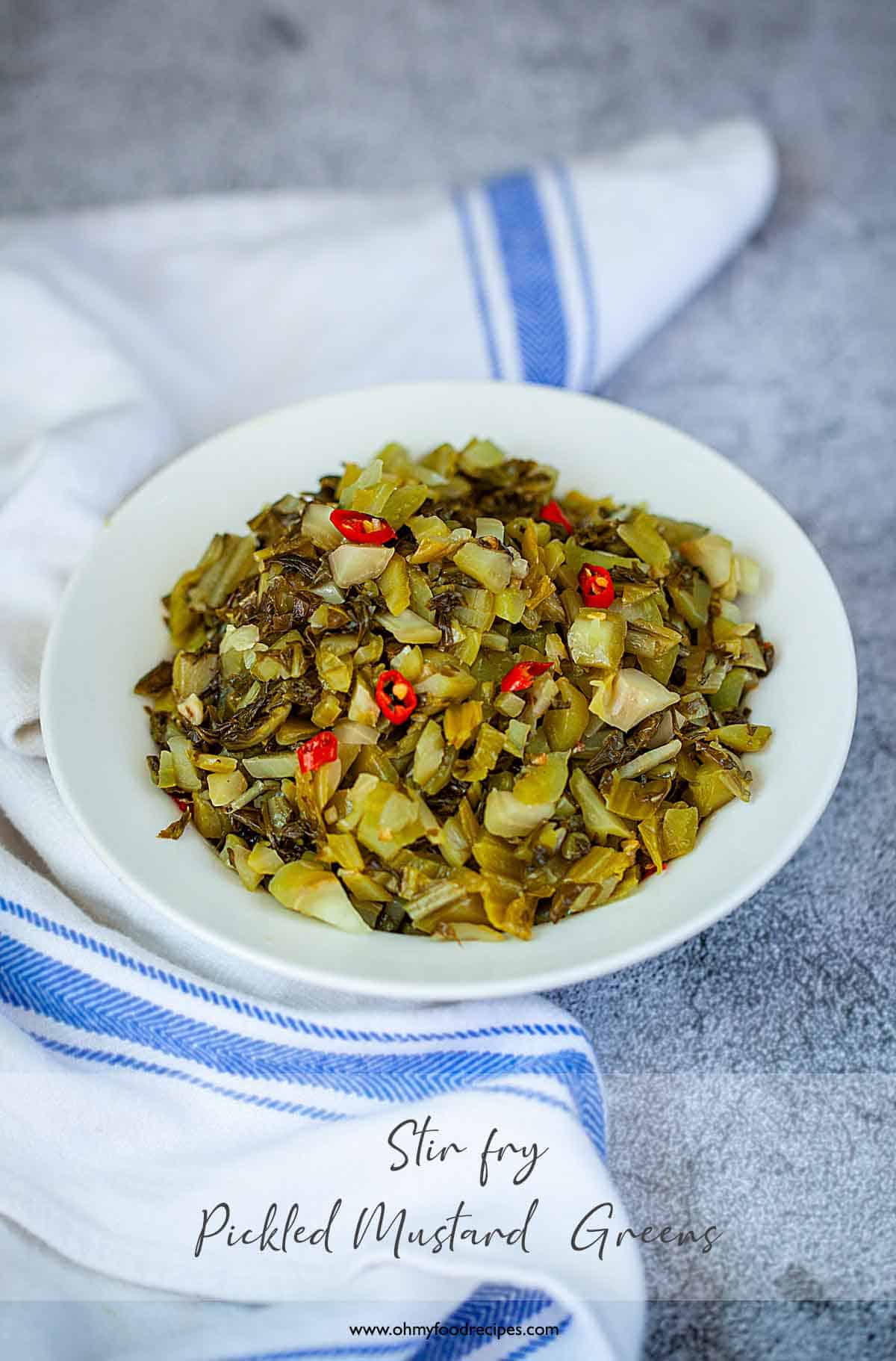 Pickled Mustard Greens 酸菜 - Auntie Emily's Kitchen