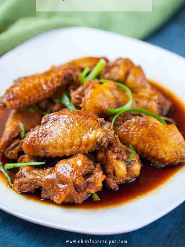Soy Sauce Chicken Wings Oh My Food Recipes