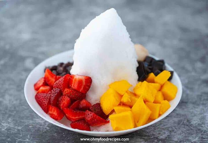 Delightful Asian Shaved Ice (刨冰) Bao Bing - Oh My Food Recipes