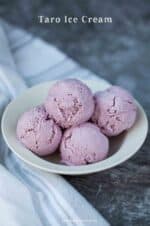 Taro Ice Cream Recipe (香芋雪糕) - Oh My Food Recipes