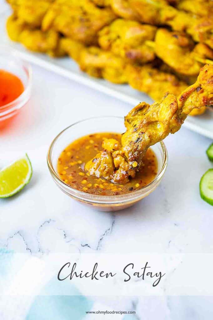 Thai Chicken Satay Oh My Food Recipes